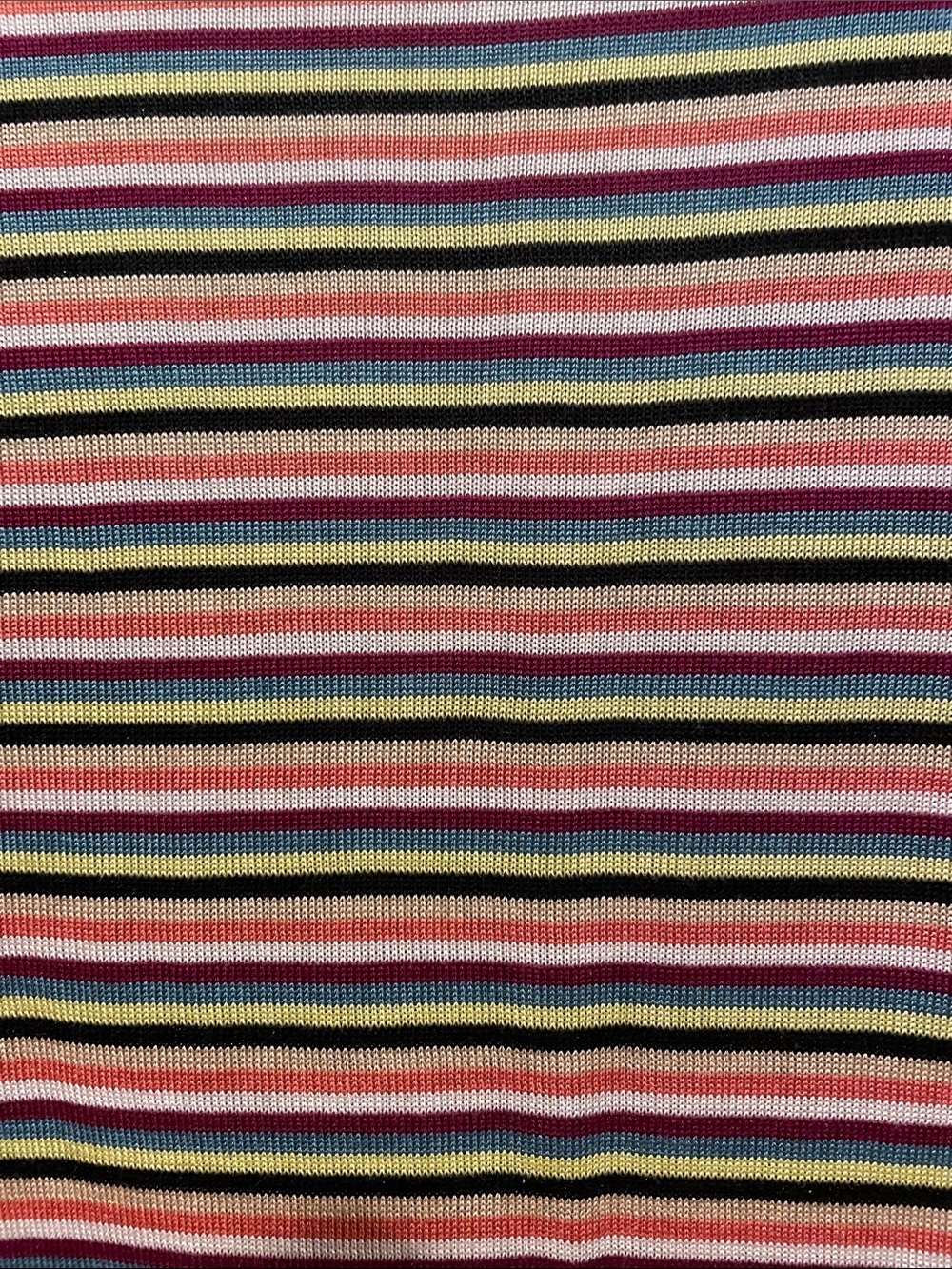 The Limited Multistripe Cardigan in Yellow, Red, Blue and Green - Picture 4 of 5